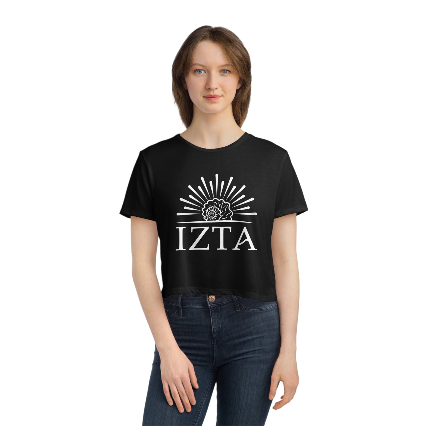 IZTA Flowy Cropped Tee