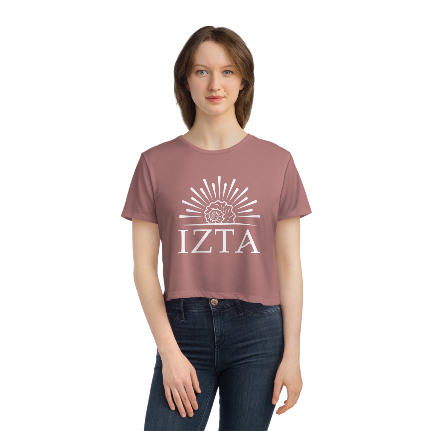 IZTA Flowy Cropped Tee