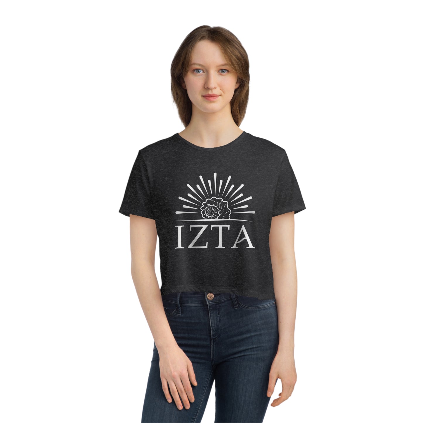 IZTA Flowy Cropped Tee
